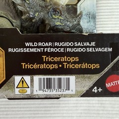 Mattel Jurassic World Survival Wild Roar Triceratops Park Dinosaur Figure