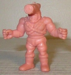 80’s M.U.S.C.L.E. Men Kinnikuman Flesh Color 2″ Hammerhead Figure #079 Mattel
