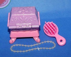 My Little Pony G3 Crystal Princess RARITY Long Hair Unicorn Jewelry Chest MLP