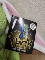 Alex Pardee’s Harm Blue Green & Pink Plush Bunny 2003 With Tag Alex Pardee
