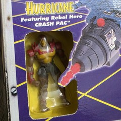 Vintage Toy Biz Battle Builders System 1000 Hurricane Rebel Hero Crash Pac Rare