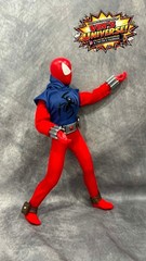 Custom 8″ Mego Scale SpiderMan Peter Parker Ben Reilly Scarlet Spider-Man & Case