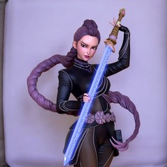 Fanart Figure Rumi Pintada con aerografo 9.8 inch Adult 17+