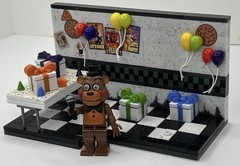 McFarlane FNAF Construction Set: Party Room Set 12692 Complete w/ Instructions