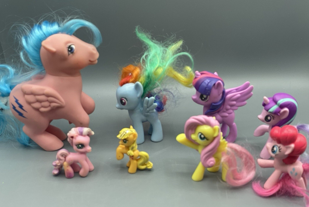 My Little Ponies 1980-2010’s Assorted Lot of 8