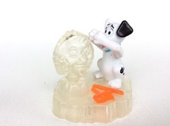 101 Dalmatians Frozen Ice Sculpture Figure, Vintage McDonald’s 1990’s