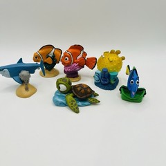 Disney Store Finding Nemo Dory Figure Play Set 6-Pc PVC Cake Topper