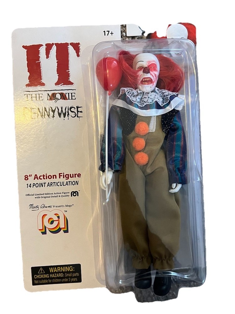 Mego Pennywise IT Original The Movie 8″ Action Figure Horror Limited Edition NIB