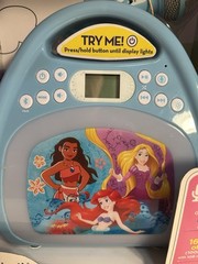 NEW, Disney Bluetooth MP3 Karaoke w/LED Light Show, Age 3 & Up