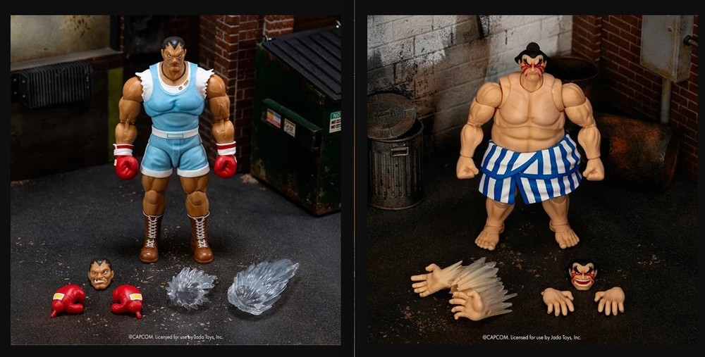 IN STOCK! Ultra Street Fighter II BALROG & E.HONDA 6″ SET OF 2 AF by Jada Toys