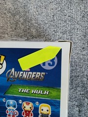 Funko Pop Marvel Avengers The Hulk #13 Bobblehead 2012 Vaulted Damaged Box