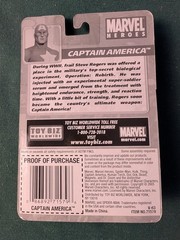 CAPTAIN AMERICA Miniature Poseable Action Figure 2.5” Toy Biz Marvel Heroes 05