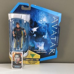 VARIANT AVATAR Jake Sully with wheelchair Harley Davidson figure 2009 Mattel
