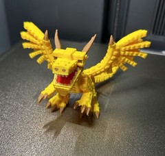Dragon Cannelloni – R0BL0X Steal A Brainrot 3D Printed Figurine Toy 4.75 in Wide