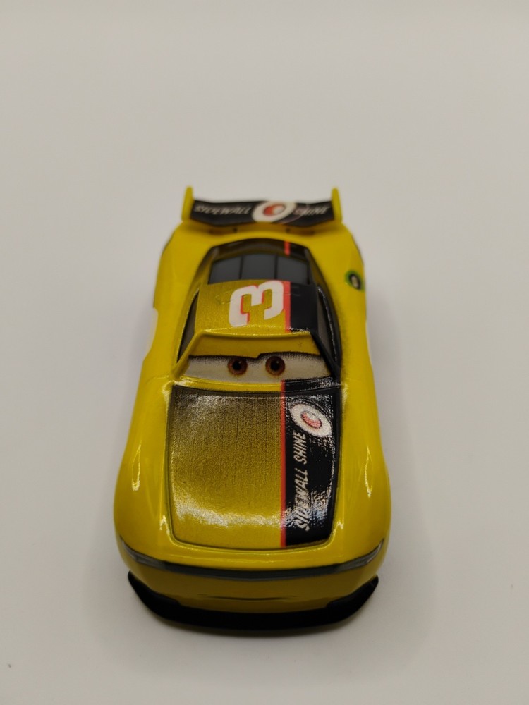 Disney Pixar Cars Carstin Ace Dillon #3 Sidewall Shine Diecast Mattel Loose