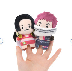 One Piece Base Shop Exclusive Finger Plush Toy with Strap Japan New