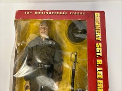 Sideshow Gunnery Sgt. R Lee Ermey Vintage 12” Figure Motivational Figure Speaks