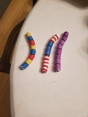 Slither.io posable plastic snakes