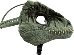 Jurassic World Dominion Giganotosaurus Mask Green Raptor Dinosaur Park Costume