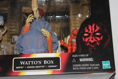 1999 Hasbro Star Wars Episode 1 Wattos Box Graxol Kelvyyn Shakka