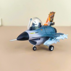 NG Fortune Leopard Q-version Model F-16AM Fighter Jet Aircraft Model