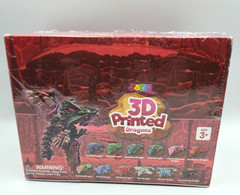 12 Pcs 3D Printed Dragon Blind Box Series, Mystery Box Party Favors 5.9″ Dragons
