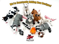 Wildlife Flexi, Elephant, Cute Fun Fidget Toy, Great Stocking Stuffer