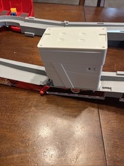 Disney Cars Super Track Mack Transforming Truck and Racetrack W/ 1 car. Working