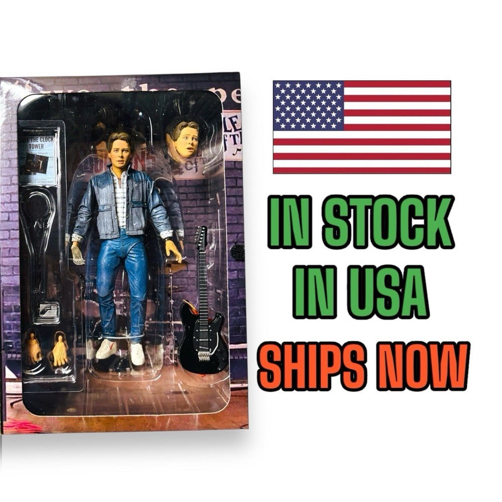 NECA Back to The Future Ultimate Marty McFly 85′ Audition 7″ Figure NEW USA