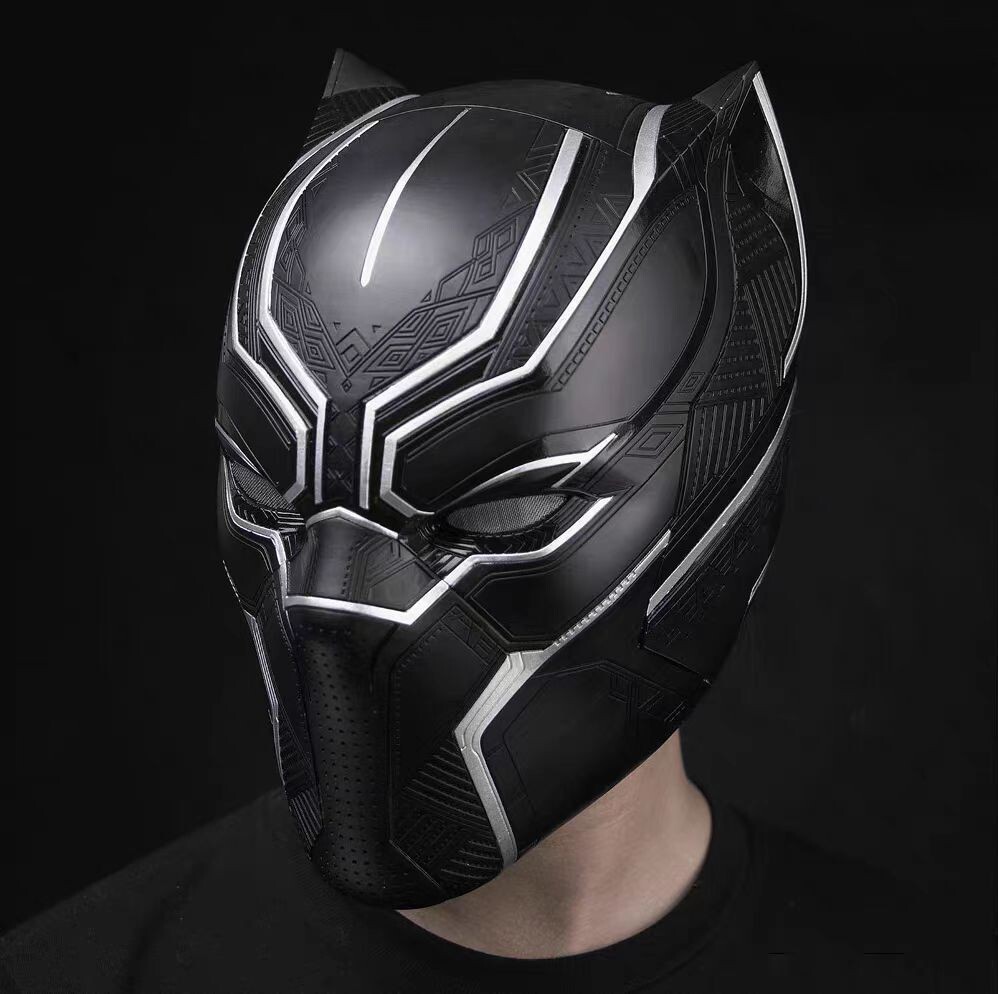 1:1 MarveI Black Panther Avengors Helmet Wearable Cosplay Mask Gift Killerbody