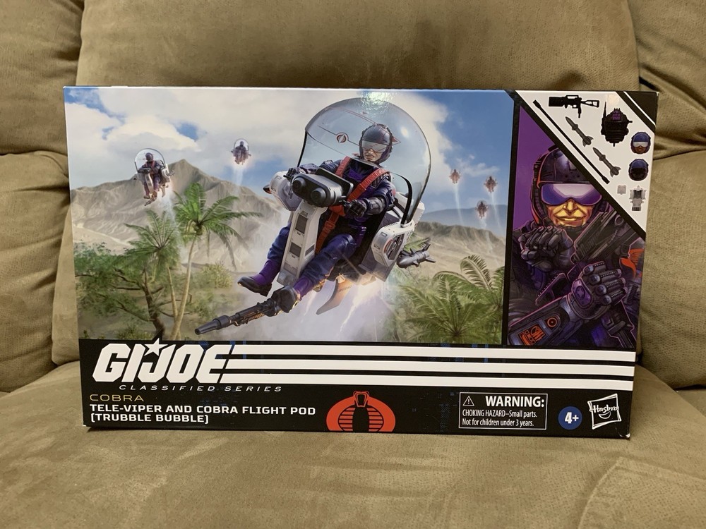 Hasbro G.I. Joe Classified #79 Tele-Viper & Cobra Flight Pod Trubble Bubble!!!
