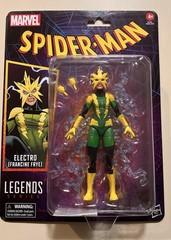 Hasbro Marvel Legends Spider-Man Retro Cardback “Electro Francine Frye” – New