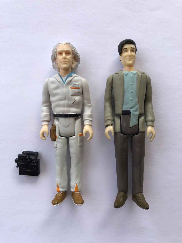 Funko Super7 ReAction Back to the Future Doc Brown George McFly Action Figures