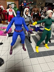 1/12 female one piece body suits , marvel legends, mezco type bodys