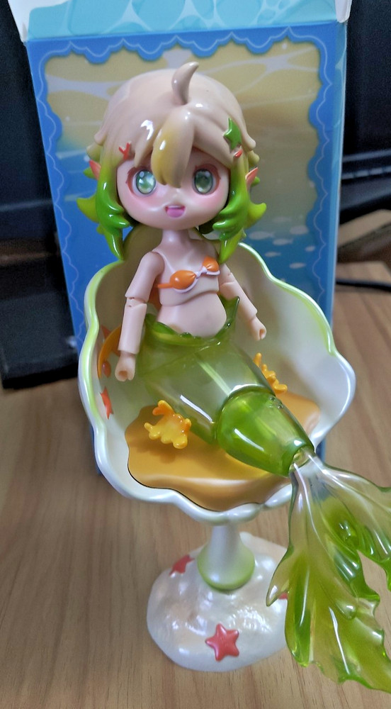 Koitake AIYE Mermaid Island Series BJD Doll Collectible 8.3in “Ruan” open box