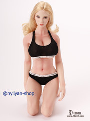 LDDOLL 28XL 1/6 Finger Bone Seamless Silicone Body 12″Female Figure Fit KT Head