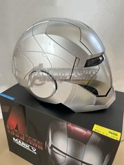 Iron Man MK5 1:1 AUTOKING Silver Helmet Wearable Voice-control Cosplay NEW