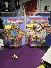 PLACO TOYS ROB LIEFELD YOUNGBLOOD MINI FIGURES BADROCK PHOTON SHAFT COMBAT 1995.