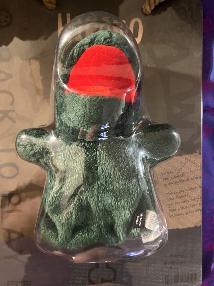 Hirono Bear Dinosaur Plush Hand Puppet BRAND NEW AUTHENTIC POP MART RARE HTF
