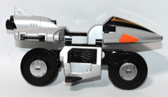 VTG 1997 Bandai Power Rangers In Space Silver Ranger Galaxy Glider Cycle MMPR