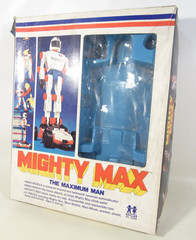 VTG 1976 TOMY Mighty Max The Maximum Man Figure Mobile Winch w/ Box – WORKS