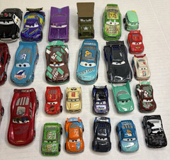 Disney Pixar Cars Huge Lot Of 33 Die-Cast Metal Plastic 1:43 1:55 Scale *Read*