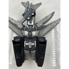 Power Rangers Wild Force Black Silver Jet Megazord Transforming Action Figure
