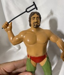 Vintage Terry Funk LJN Wrestler Wrestling Figure 8 inch with Branding Iron