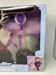 Disney Frozen Queen Anna Articulated Toddler Doll with Sven Reindeer