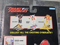 Transformers Original 1993 G2 Cyberjets Space Case MOSC Vintage Jet Figure NEW