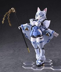 Polynian Lily Non-scale PVC ABS Action Figure 130mm Daibadi Japan Gift White Fox