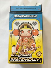 New Pop Mart Mega Space Molly Jon Burgerman Series 4 100% Action Figure Opened