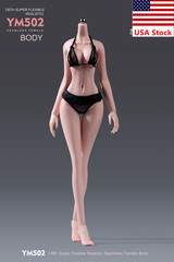YM502 1/6 Female Normal Skin Body Large Breast Thin Waist 12″Figure w/ Details