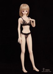 LDDOLL 1:3 60MS Semi White Girl Full Silicone Action Figure Body Fit BJD.DD Head